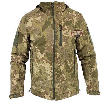 Kara Kuvvetleri Komutanlığı Kamuflajlı Rüzgar Ceketi Lider